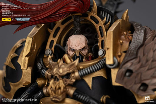 Warhammer 40,000 Action Figure Black Legion Abaddon the Despoiler with Drach’nyen and the Talo 16 cm Toys