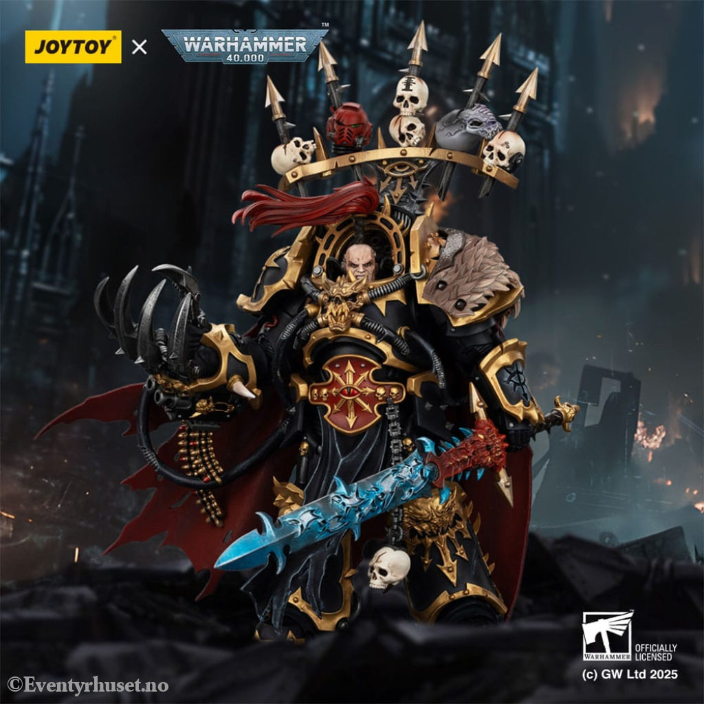 Warhammer 40,000 Action Figure Black Legion Abaddon the Despoiler with Drach’nyen and the Talo 16 cm Toys