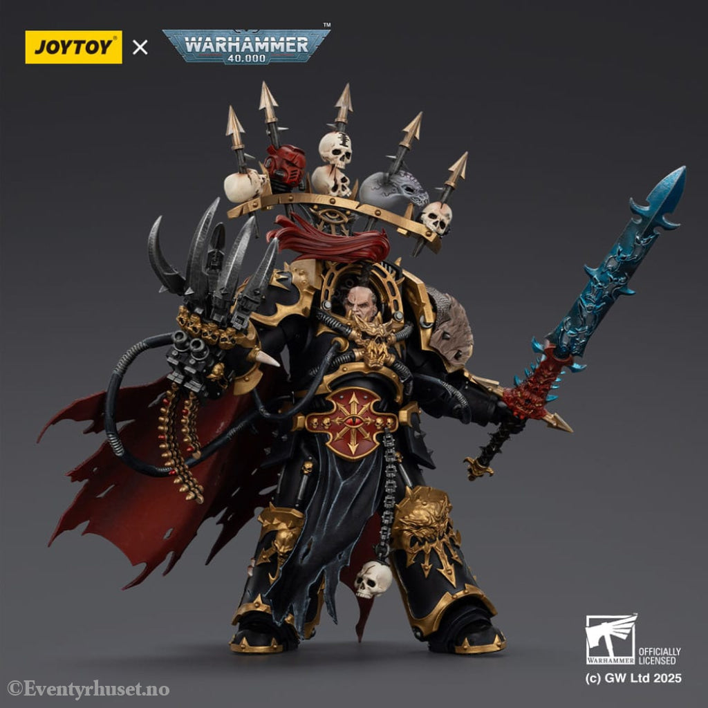 Warhammer 40,000 Action Figure Black Legion Abaddon the Despoiler with Drach’nyen and the Talo 16 cm Toys