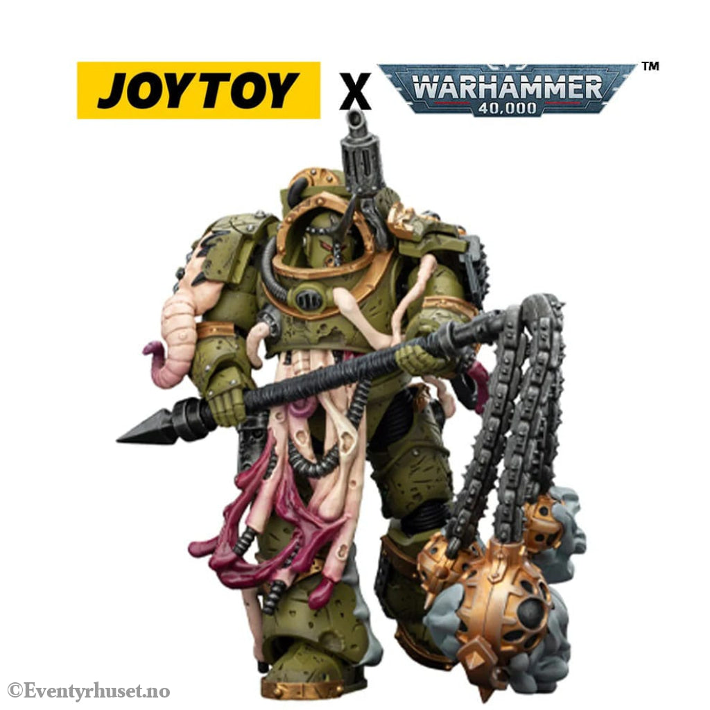Warhammer 40,000 Action Figure Death Guard Blightlord Terminator 2 with Flail of Corruption 14 cm Toys