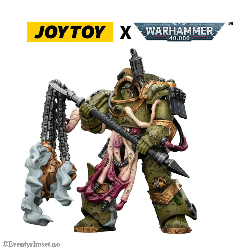 Warhammer 40,000 Action Figure Death Guard Blightlord Terminator 2 with Flail of Corruption 14 cm Toys