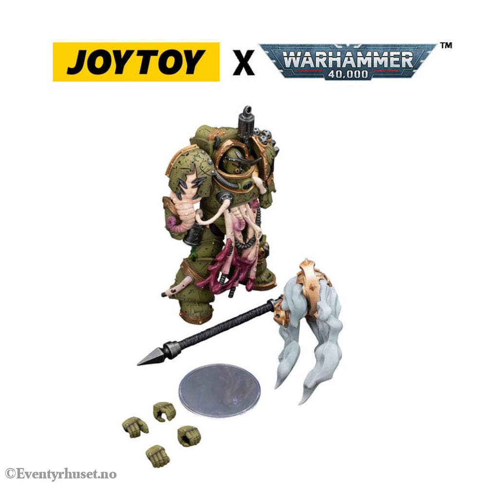 Warhammer 40,000 Action Figure Death Guard Blightlord Terminator 2 with Flail of Corruption 14 cm Toys