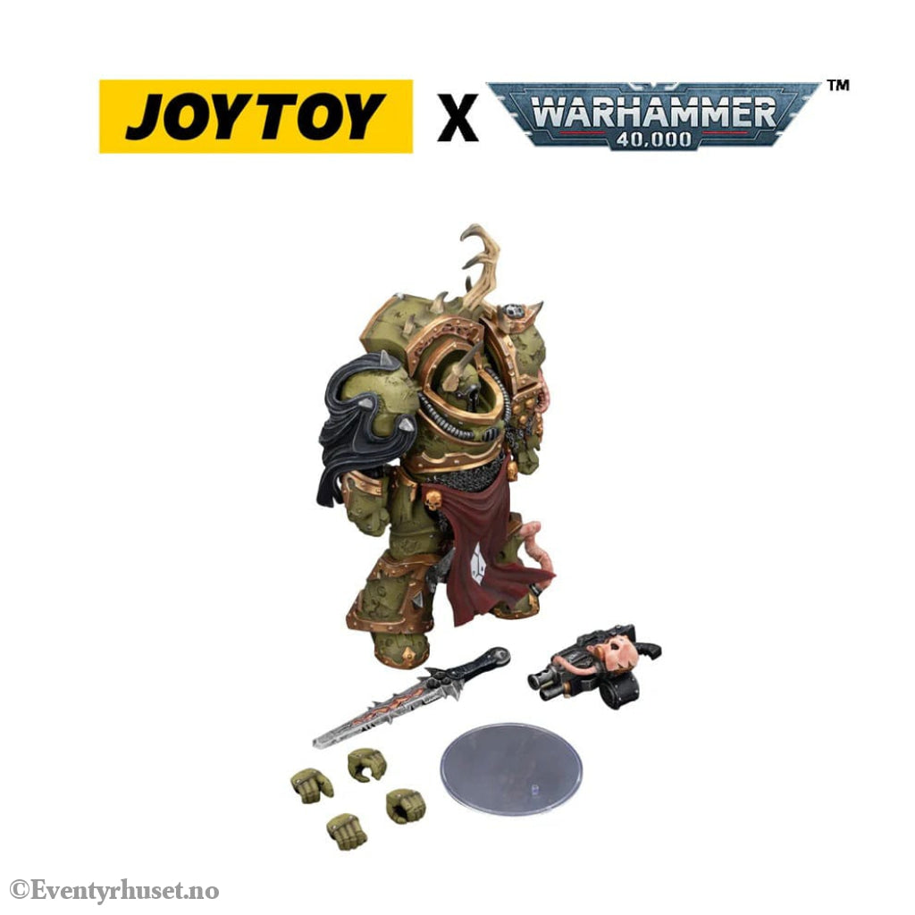 Warhammer 40,000 Action Figure Death Guard Blightlord Terminator 3 with Combi-bolter and Bubotic Blade 14 cm Toys