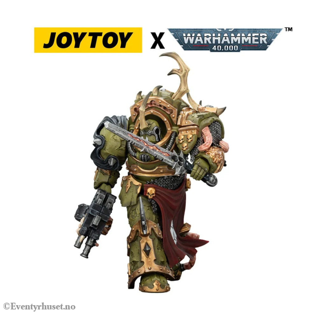 Warhammer 40,000 Action Figure Death Guard Blightlord Terminator 3 with Combi-bolter and Bubotic Blade 14 cm Toys