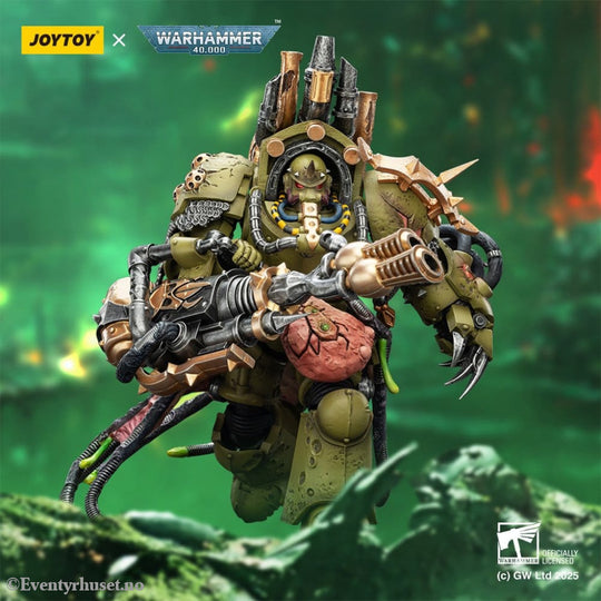 Warhammer 40,000 Action Figure Death Guard Lord of Virulence with Power Fist and Twin Plague Spewer 14 cm Toys