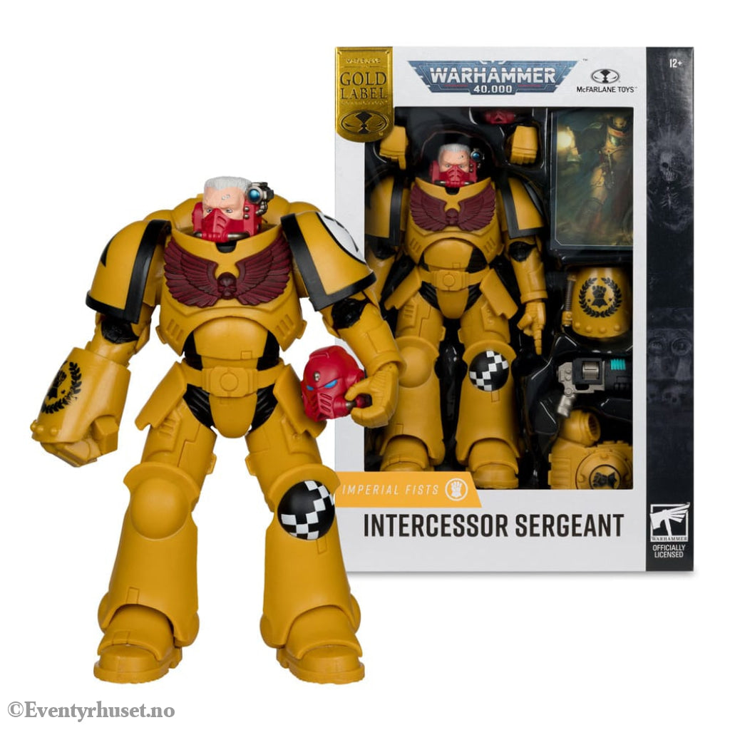 Warhammer 40,000 Action Figure Intercessor Sergeant (Imperial Fist) (Gold Label) 18 cm Toys