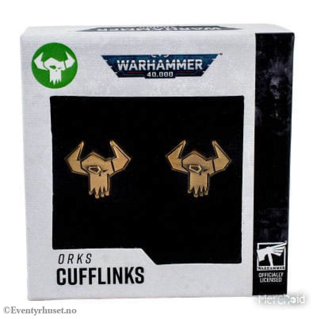 Warhammer 40,000 Cufflinks Orks Fashion & Accessories