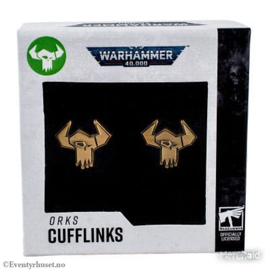 Warhammer 40,000 Cufflinks Orks Fashion & Accessories