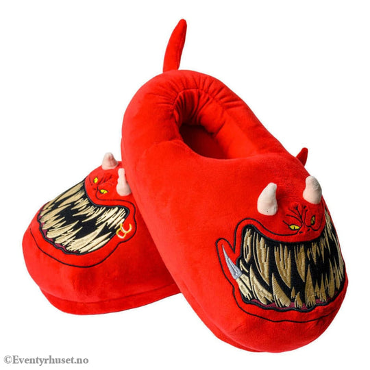 Warhammer 40,000 Slippers Red Squig Slippers (One Size) Fashion & Accessories