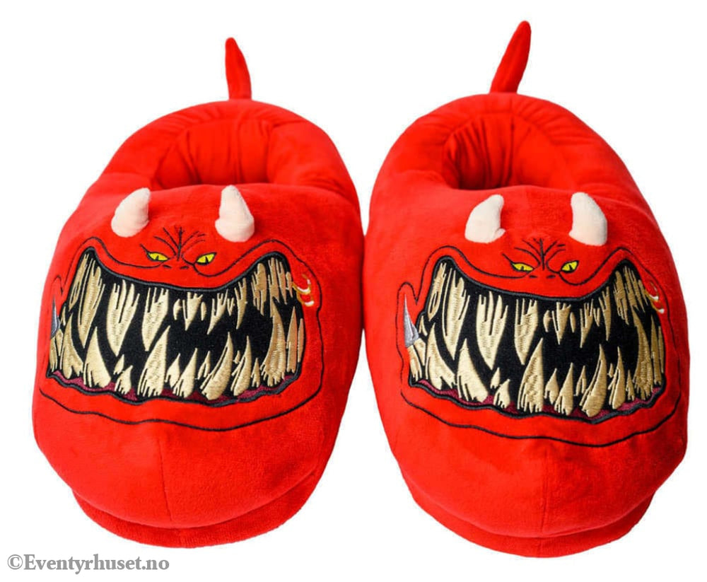 Warhammer 40,000 Slippers Red Squig Slippers (One Size) Fashion & Accessories