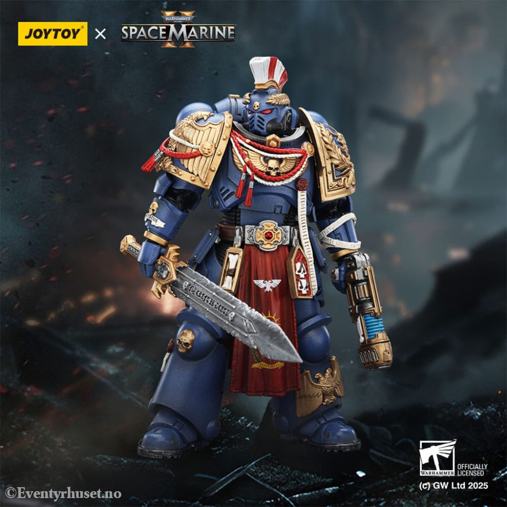 Warhammer 40,000: Space Marine 2 Action Figure Ultramarines Relic Primus Armourwith Plasma Pistol and Combat Blade 13