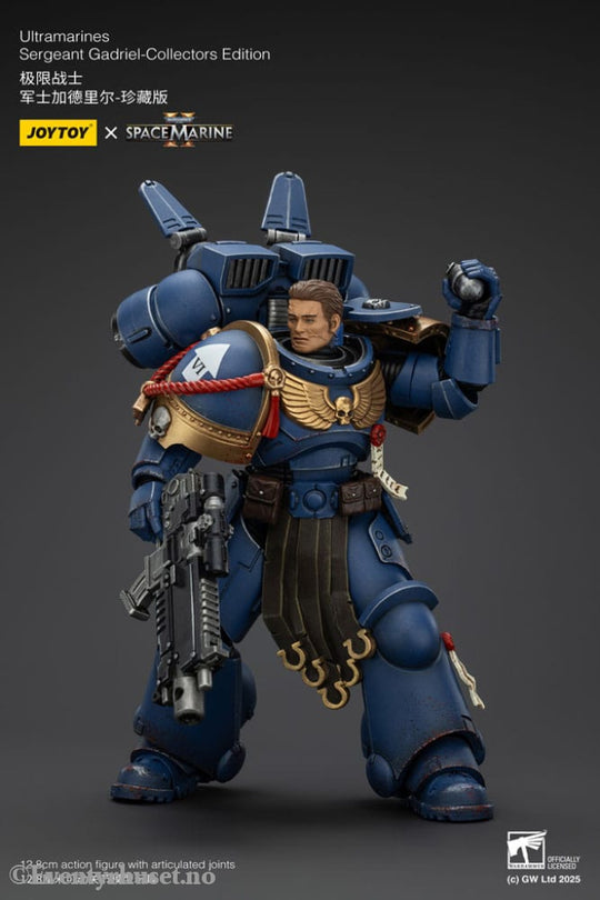Warhammer 40,000: Space Marine 2 Action Figure Ultramarines Sergeant Gadriel Collectors Edition 13 cm Toys