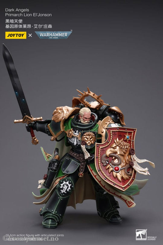 Warhammer 40k Action Figure 1/18 Dark Angels Primarch Lion El’ Jonson 18 cm Reproduction Toys