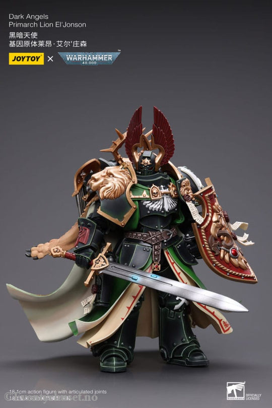 Warhammer 40k Action Figure 1/18 Dark Angels Primarch Lion El’ Jonson 18 cm Reproduction Toys