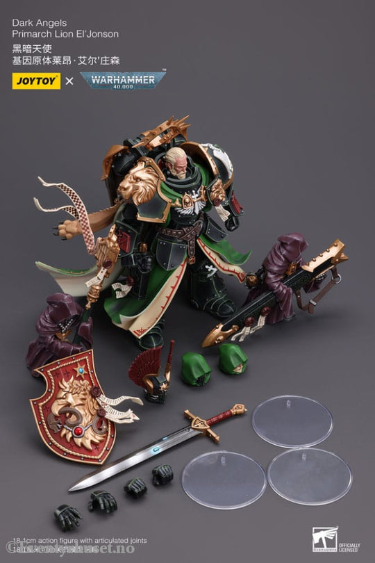 Warhammer 40k Action Figure 1/18 Dark Angels Primarch Lion El’ Jonson 18 cm Reproduction Toys