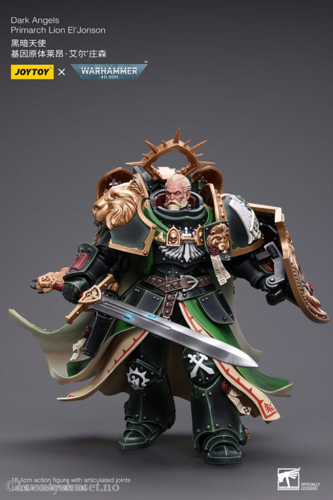 Warhammer 40k Action Figure 1/18 Dark Angels Primarch Lion El’ Jonson 18 cm Reproduction Toys