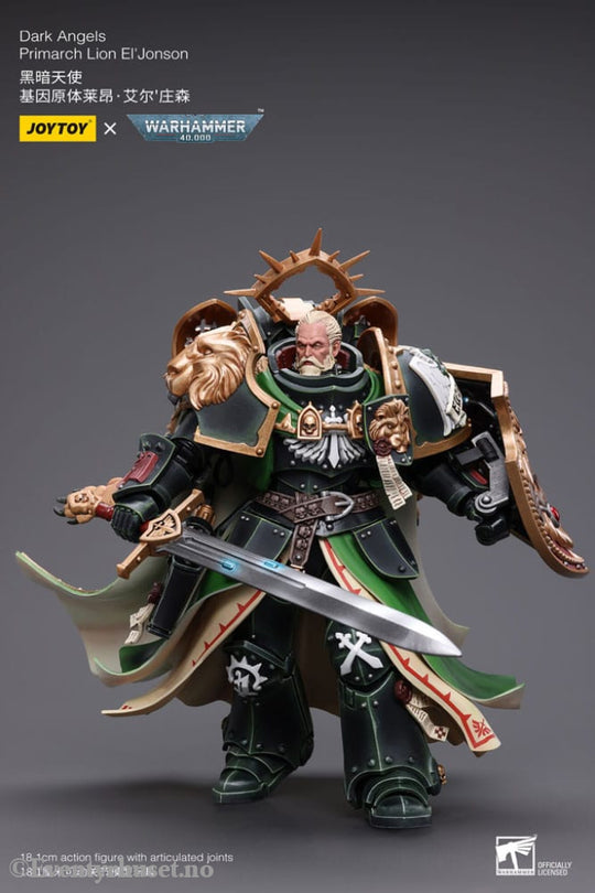 Warhammer 40k Action Figure 1/18 Dark Angels Primarch Lion El’ Jonson 18 cm Reproduction Toys