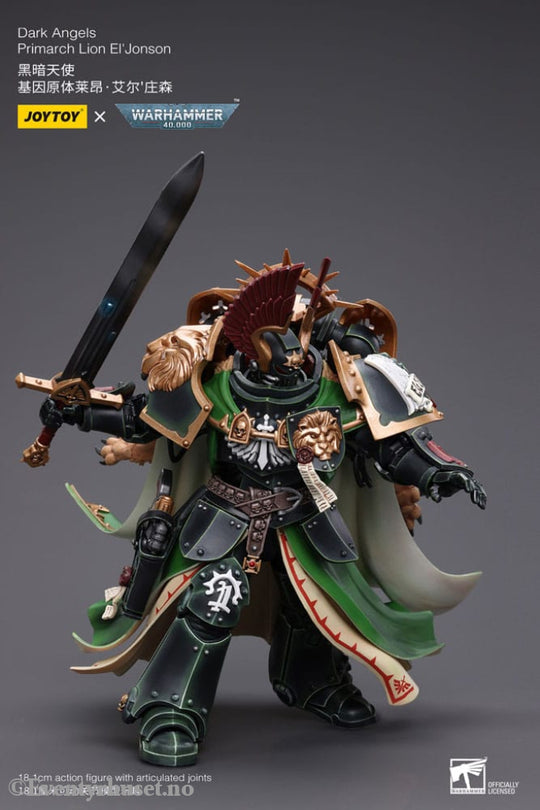 Warhammer 40k Action Figure 1/18 Dark Angels Primarch Lion El’ Jonson 18 cm Reproduction Toys