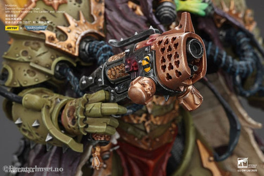 Warhammer 40k Action Figure 1/18 Mortarion Daemon Primarch of Nurgle with Ancient weapons The Lantern and Silence 21 cm