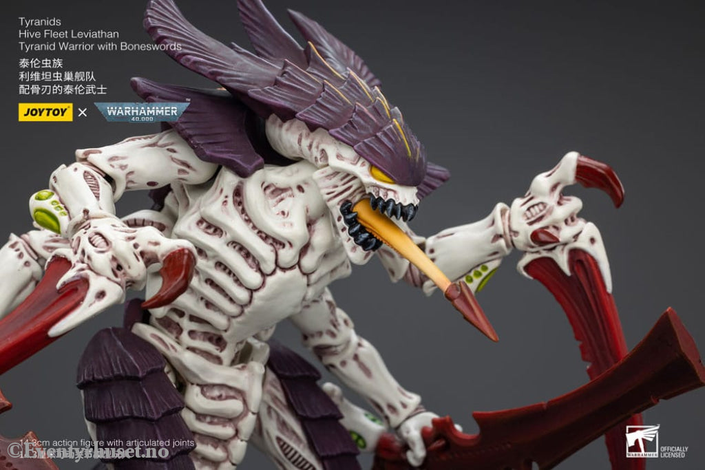 Warhammer 40k Action Figure 1/18 Tyranids Hive Fleet Leviathan Tyranid Warrior with Boneswords 12 cm Toys