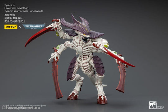 Warhammer 40k Action Figure 1/18 Tyranids Hive Fleet Leviathan Tyranid Warrior with Boneswords 12 cm Toys