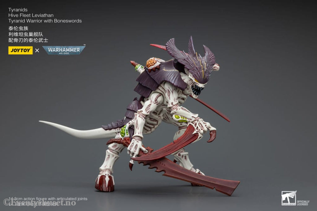 Warhammer 40k Action Figure 1/18 Tyranids Hive Fleet Leviathan Tyranid Warrior with Boneswords 12 cm Toys