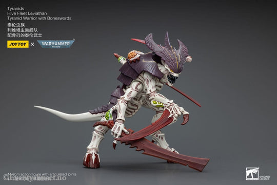 Warhammer 40k Action Figure 1/18 Tyranids Hive Fleet Leviathan Tyranid Warrior with Boneswords 12 cm Toys