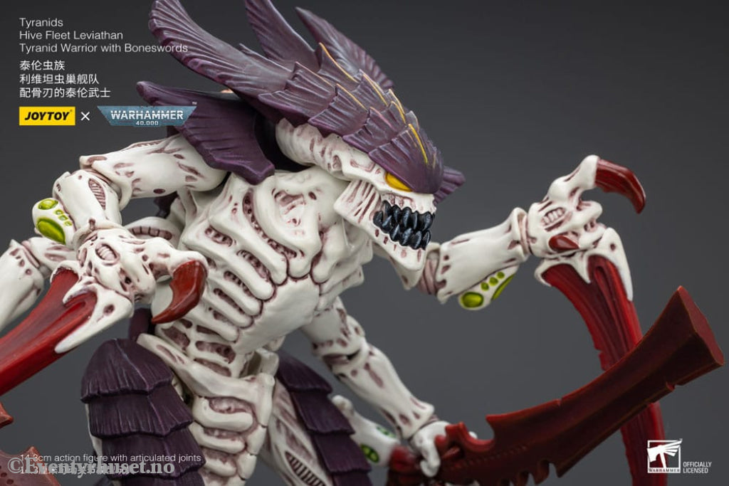 Warhammer 40k Action Figure 1/18 Tyranids Hive Fleet Leviathan Tyranid Warrior with Boneswords 12 cm Toys
