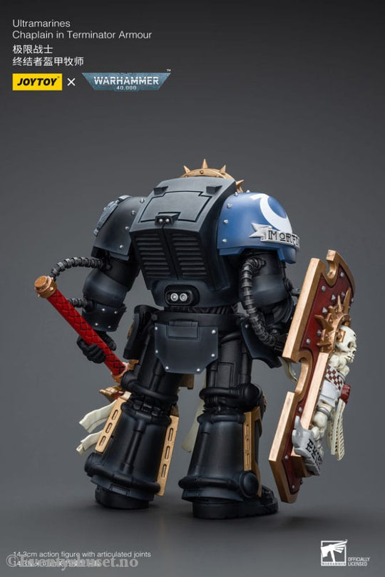 Warhammer 40k Action Figure 1/18 Ultramarines Chaplain in Terminator Armour 12 cm Toys