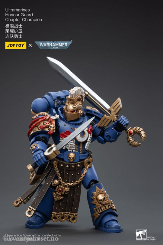 Warhammer 40k Action Figure 1/18 Ultramarines Honour Guard Chapter Champion 12 cm Toys