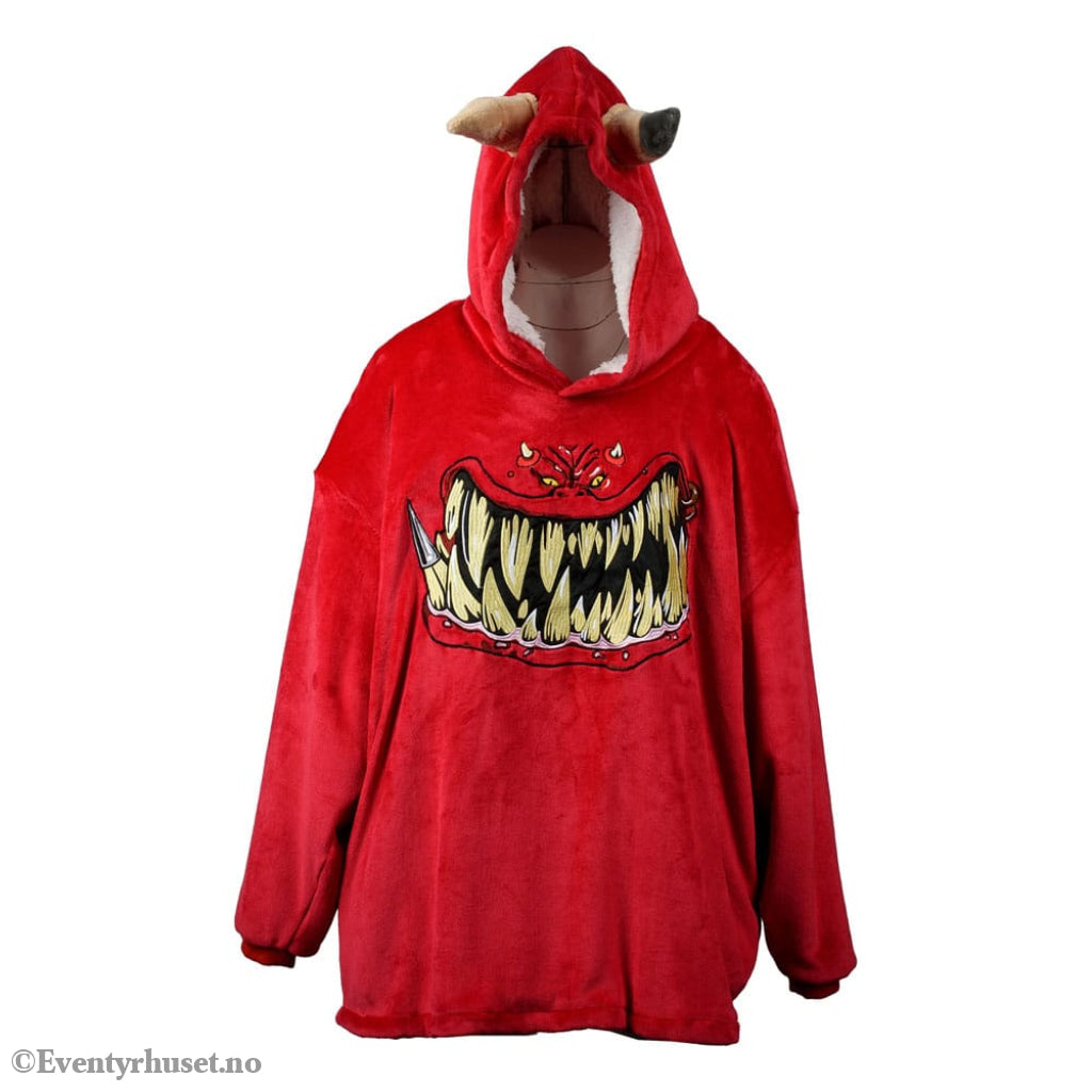 Warhammer 40K Oversized Hoodie Blanket Squig Red Fashion & Accessories