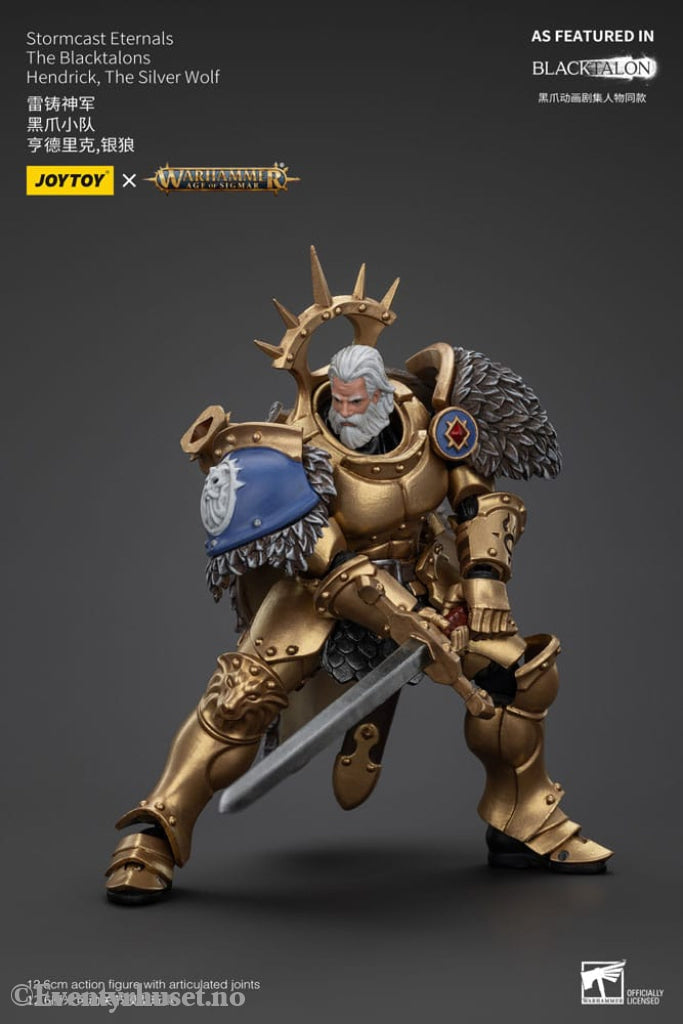 Warhammer Age of Sigmar Actionfigur Stormcast Eternals The Blacktalons Hendrick The Silver Wolf 20 cm Toys