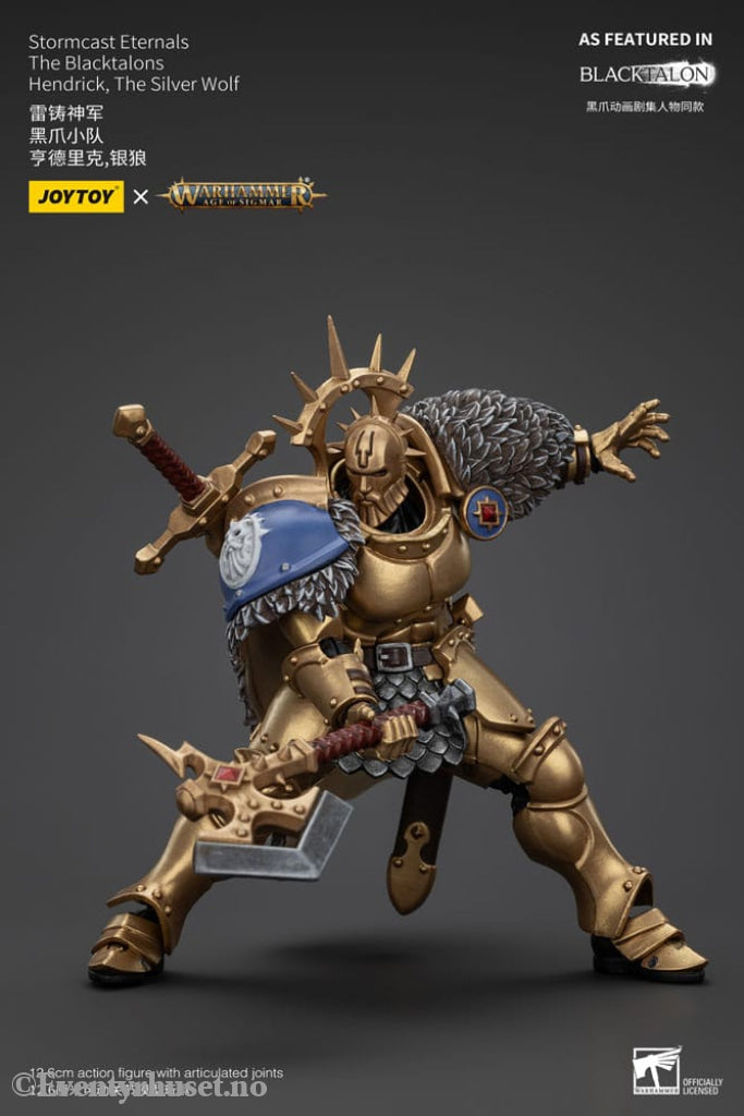Warhammer Age of Sigmar Actionfigur Stormcast Eternals The Blacktalons Hendrick The Silver Wolf 20 cm Toys