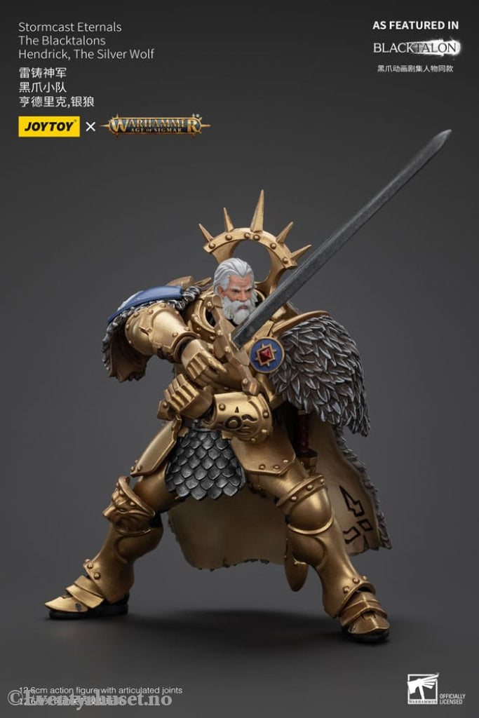 Warhammer Age of Sigmar Actionfigur Stormcast Eternals The Blacktalons Hendrick The Silver Wolf 20 cm Toys