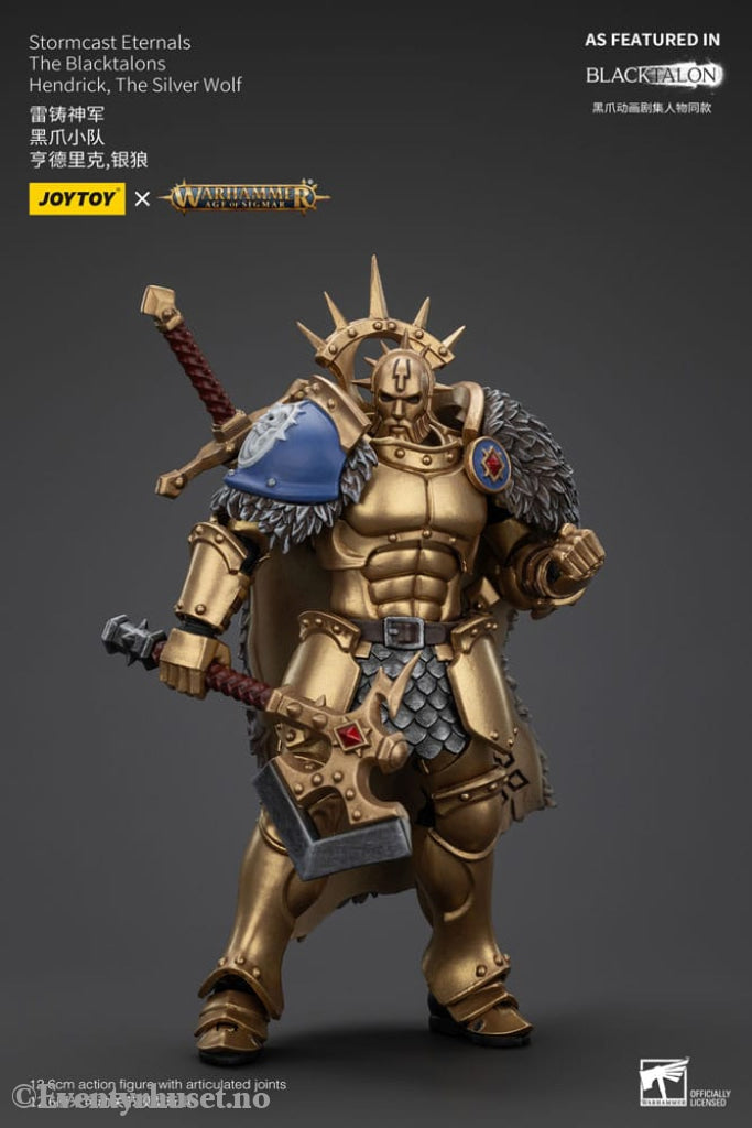 Warhammer Age of Sigmar Actionfigur Stormcast Eternals The Blacktalons Hendrick The Silver Wolf 20 cm Toys