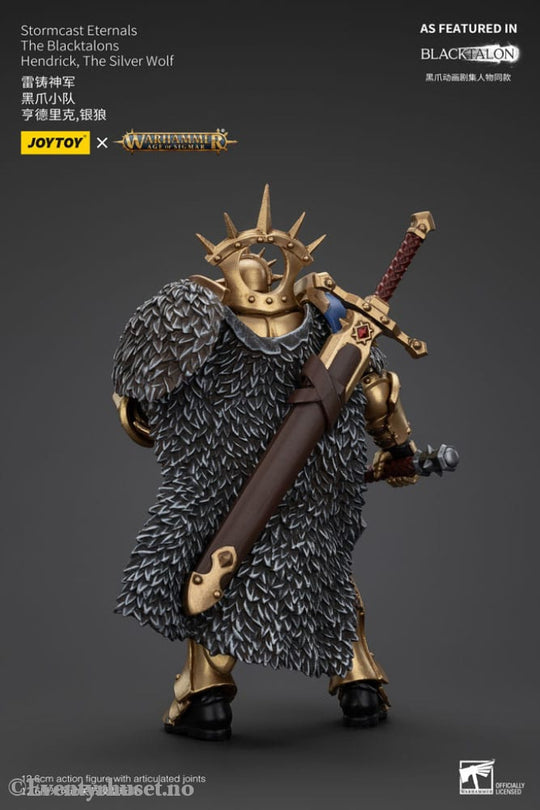 Warhammer Age of Sigmar Actionfigur Stormcast Eternals The Blacktalons Hendrick The Silver Wolf 20 cm Toys