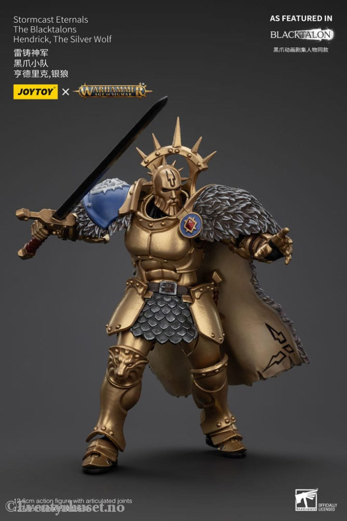 Warhammer Age of Sigmar Actionfigur Stormcast Eternals The Blacktalons Hendrick The Silver Wolf 20 cm Toys