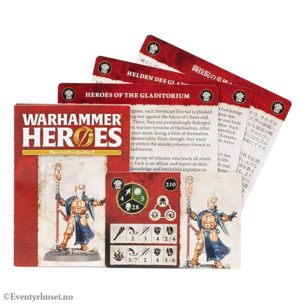 Warhammer Age of Sigmar Miniatures Warhammer Heroes: Stormcast Eternals Display (8) Games