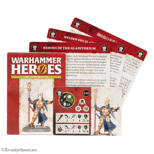 Warhammer Age of Sigmar Miniatures Warhammer Heroes: Stormcast Eternals Display (8) Games