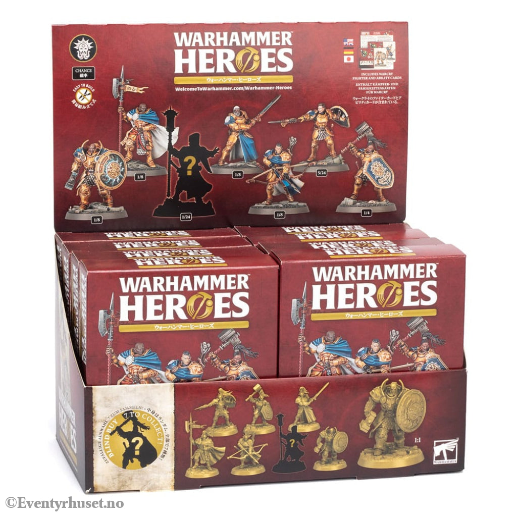 Warhammer Age of Sigmar Miniatures Warhammer Heroes: Stormcast Eternals Display (8) Games