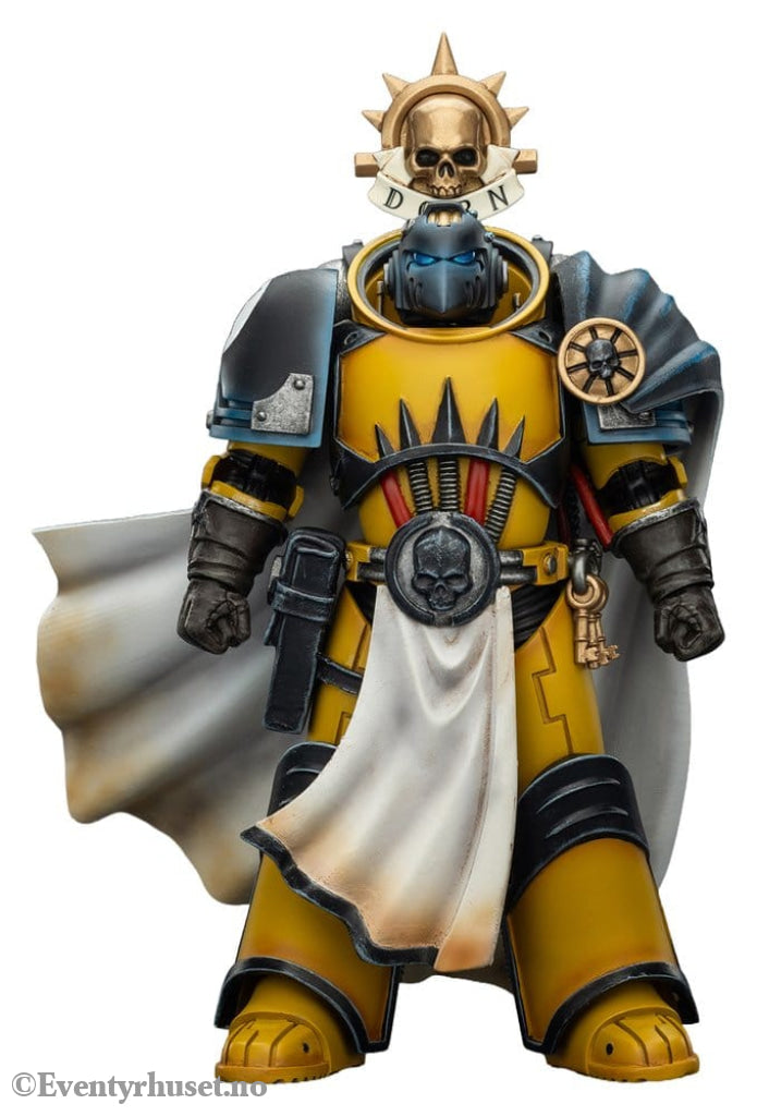 Warhammer Imperial Fists Action Figure Librarian Consulwith Force Axe and Bolt Pistol 12 cm Toys