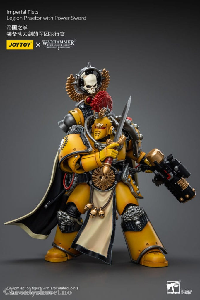 Warhammer The Horus Heresy Action Figure 1/18 Imperial Fists Legion Praetor with Power Sword 12 cm Toys