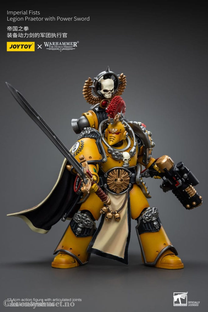 Warhammer The Horus Heresy Action Figure 1/18 Imperial Fists Legion Praetor with Power Sword 12 cm Toys