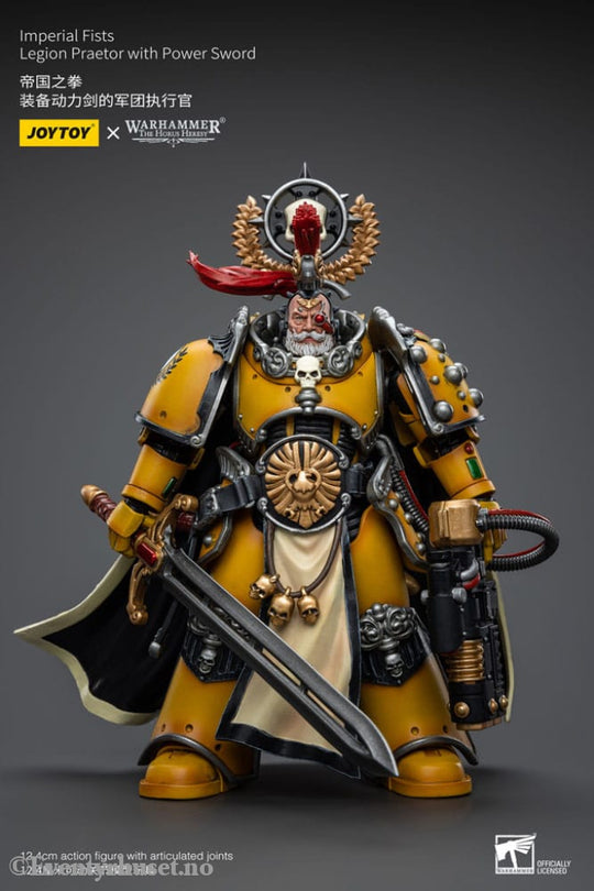 Warhammer The Horus Heresy Action Figure 1/18 Imperial Fists Legion Praetor with Power Sword 12 cm Toys