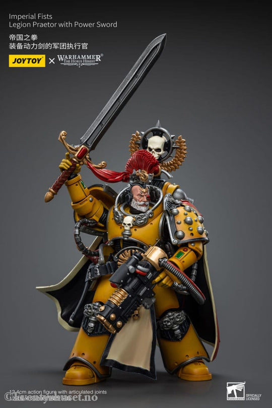 Warhammer The Horus Heresy Action Figure 1/18 Imperial Fists Legion Praetor with Power Sword 12 cm Toys