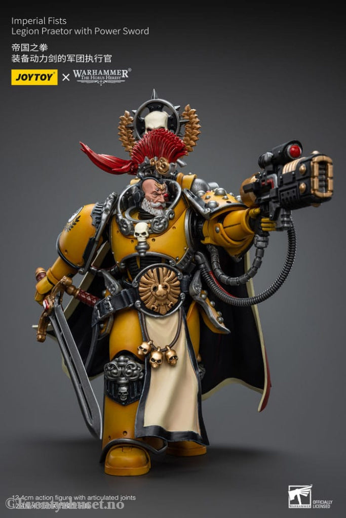 Warhammer The Horus Heresy Action Figure 1/18 Imperial Fists Legion Praetor with Power Sword 12 cm Toys