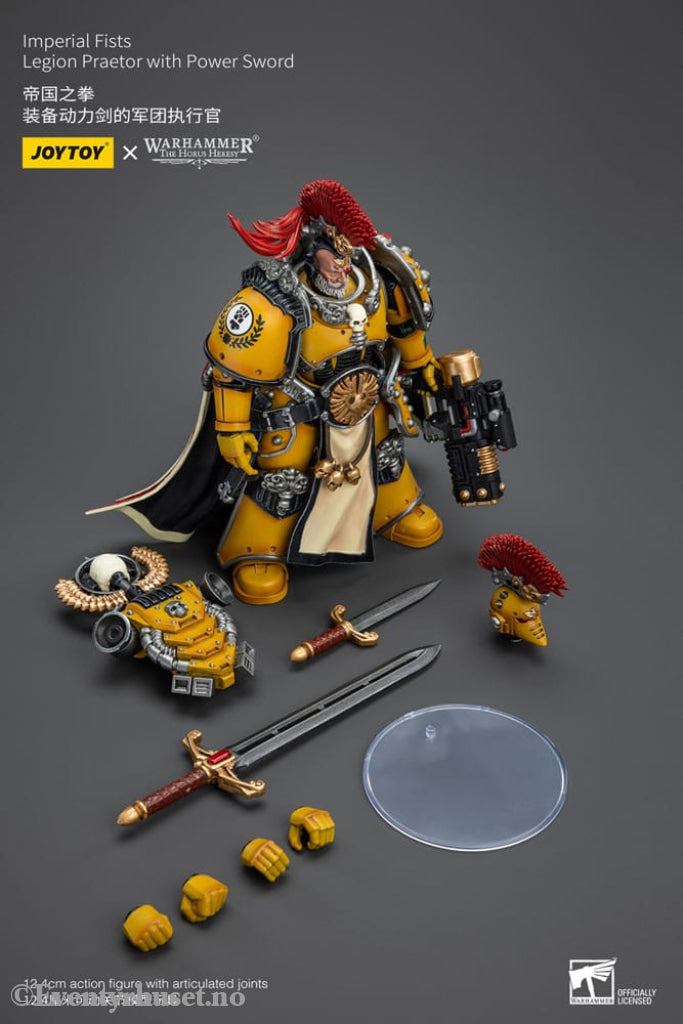 Warhammer The Horus Heresy Action Figure 1/18 Imperial Fists Legion Praetor with Power Sword 12 cm Toys