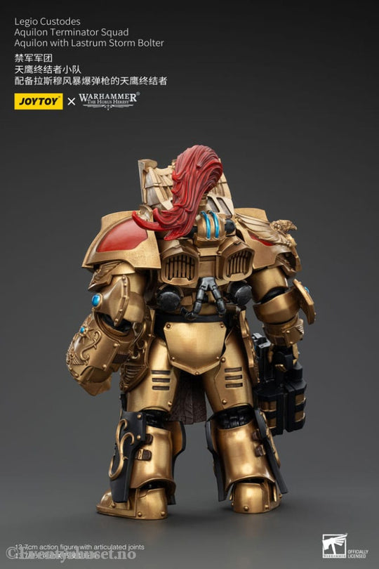 Warhammer The Horus Heresy Action Figure 1/18 Legio Custodes Aquilon Terminator Squad Aquilon with Lastrum Storm Bolter