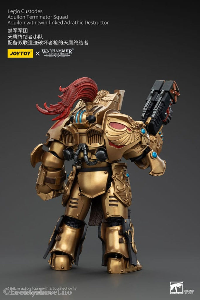 Warhammer The Horus Heresy Action Figure 1/18 Legio Custodes Aquilon Terminator Squad Aquilon with twin-linked Adrathic