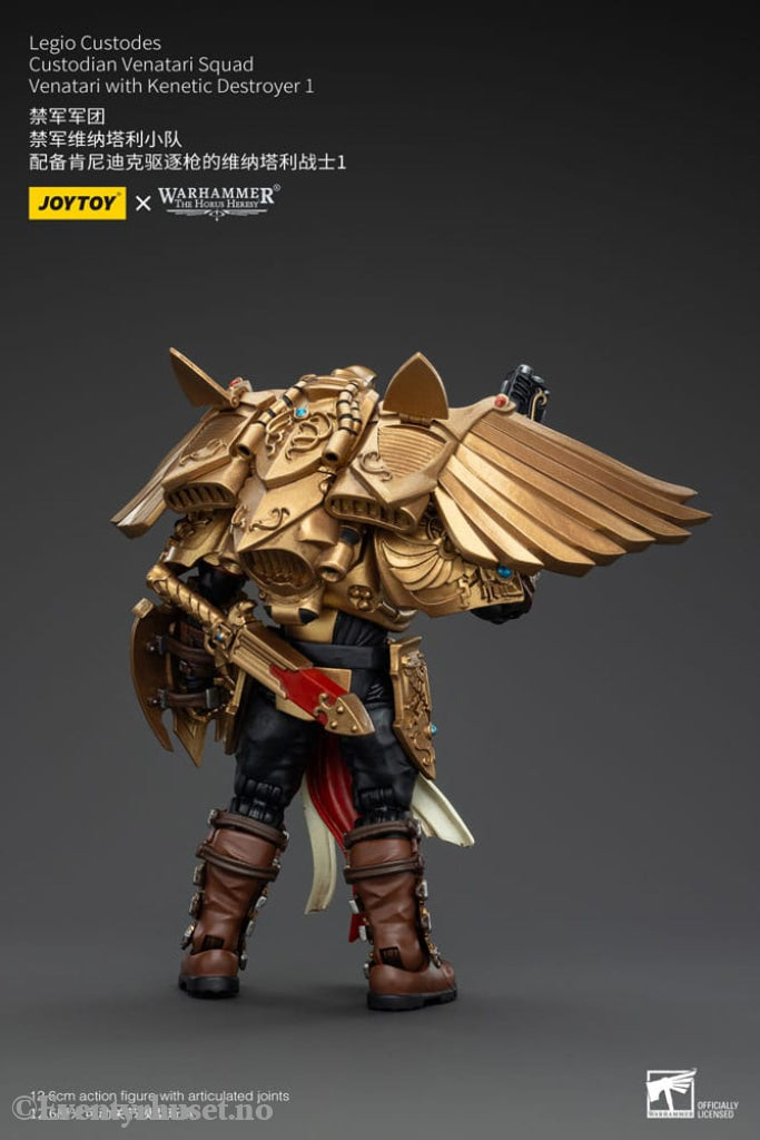 Warhammer The Horus Heresy Action Figure 1/18 Legio Custodes Custodian Venatari Squad Venatari with Kenetic Destroyer 1